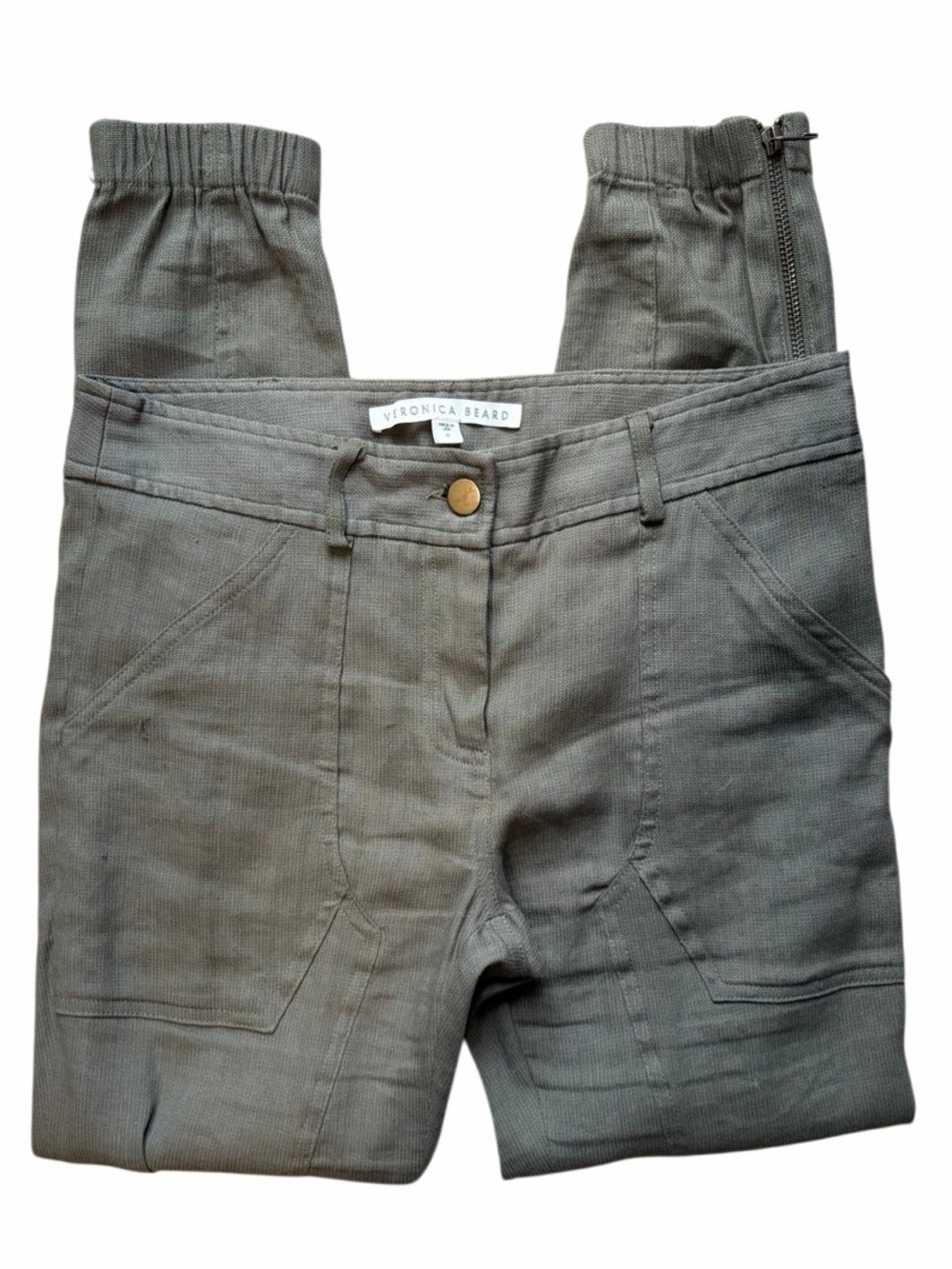 Veronica Beard Olive-Toned Joggers Size 0